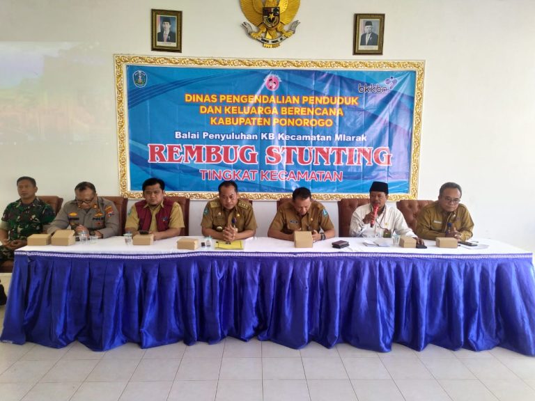 Rembug Stunting di Kecamatan Mlarak
